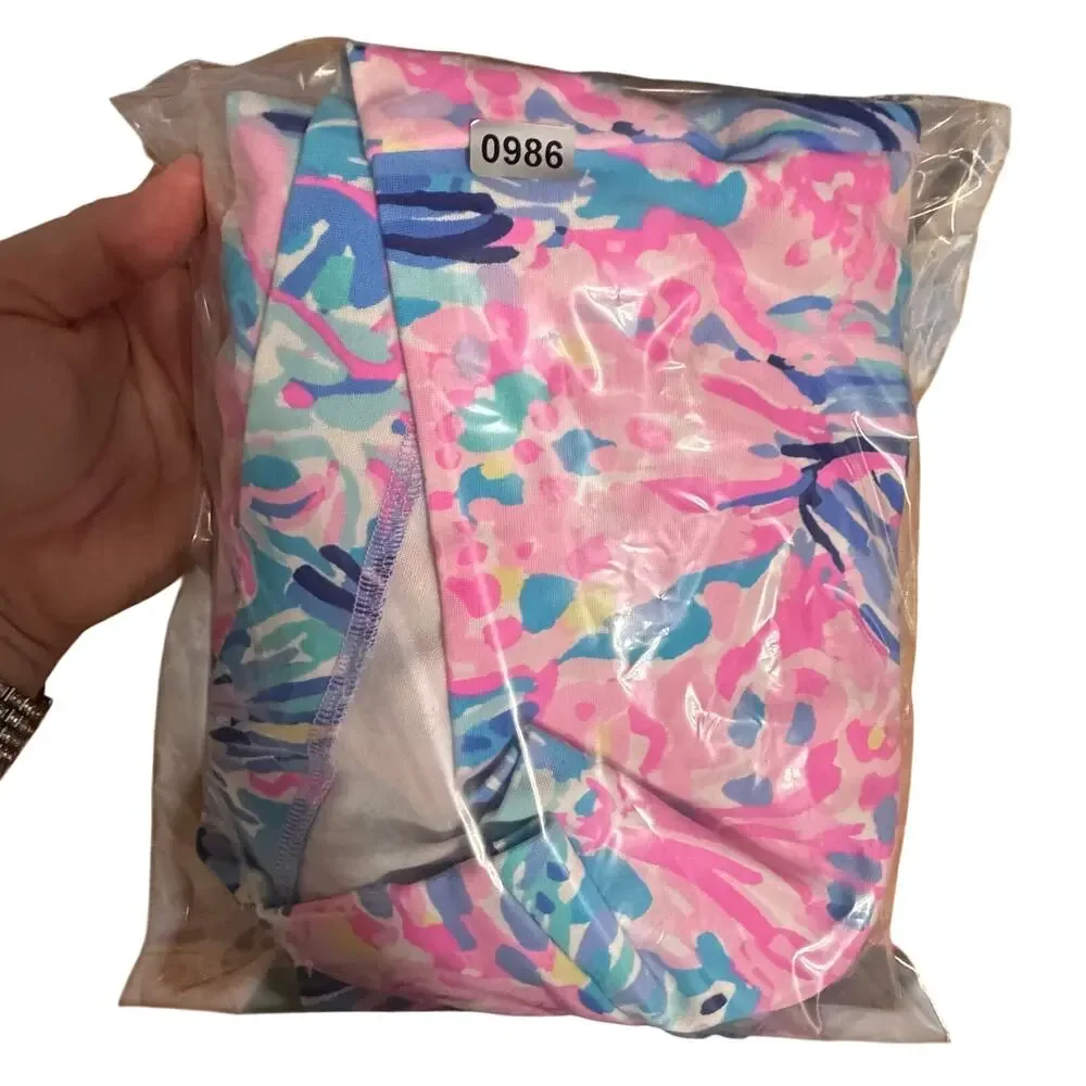 Lilly Pulitzer Callahan Shorts Minty Fresh Fansea coral reef 5 inseam sz 2 summr